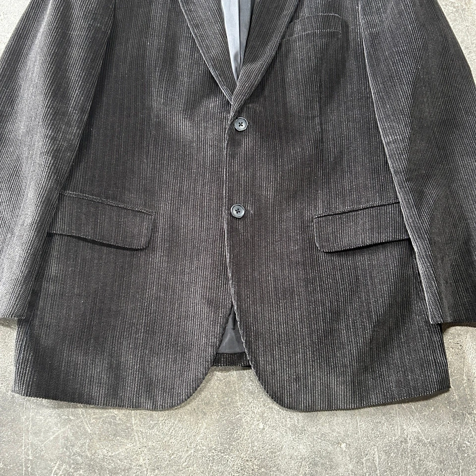 Chaqueta Blazer Dockers Pana Para Hombre Talla 42 Gris Traje Occidental Abrigo de Prueba Foto 3 de 4