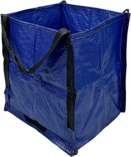 DURASACK Heavy Duty Storage Tote Bag 22-Gallon Rugged Woven Single, Blue 