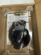 ELECOM EX-G Trackball Mouse, 2.4GHz USB Wireless, Ergonomic Design, Thumb Smooth