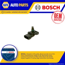 MAP Sensor fits FORD FOCUS Mk2 1.8 2.0 04 to 12 Manifold Pressure Genuine Bosch