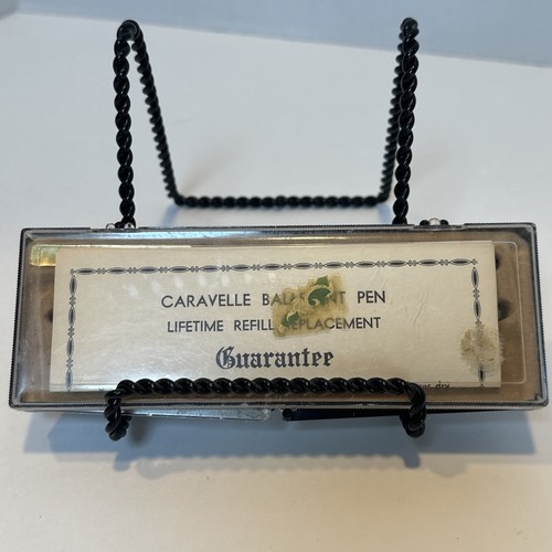 Juego de bolígrafos y lápices Caravelle vintage en estuche de plástico original - Imagen 11 de 11