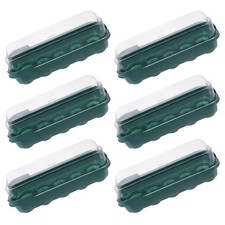 6 Sets Plant Starter Trays Plastic Propagator Boxes with Cover for Gardening