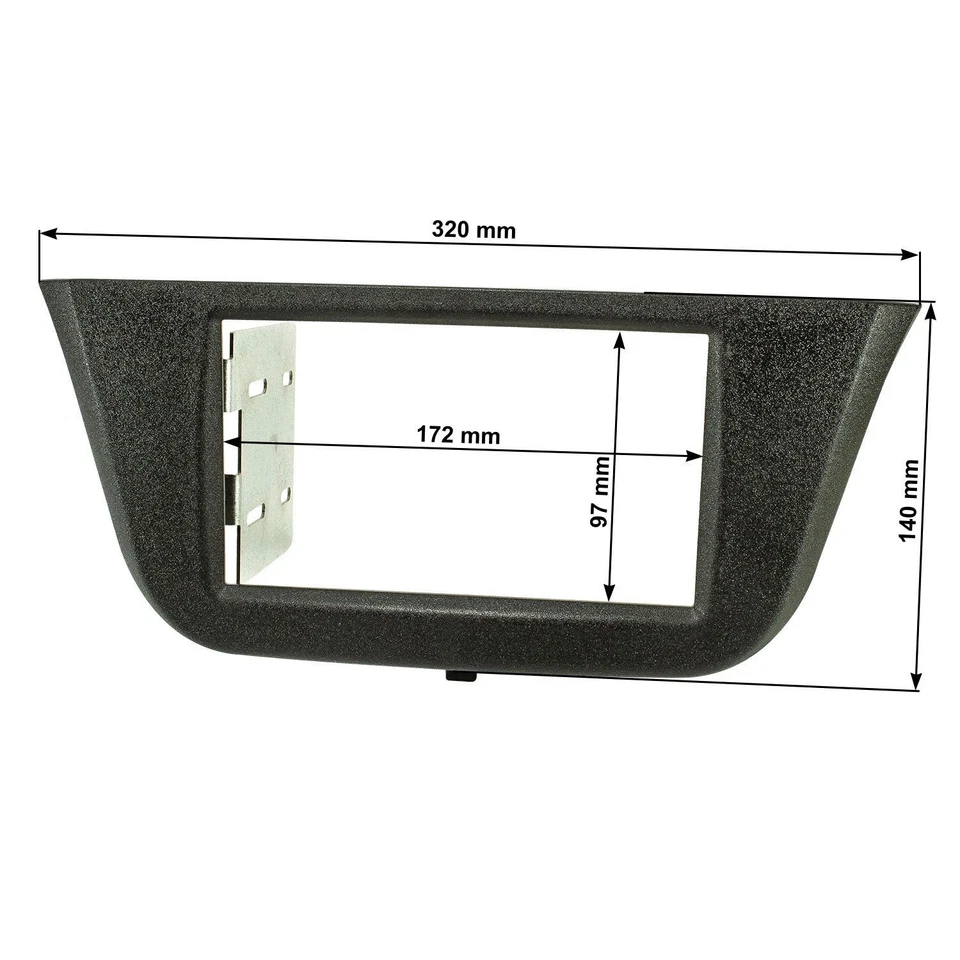 Cache radio double DIN 2DIN adapté au cadre de montage automobile Iveco Daily... - Photo 2/3