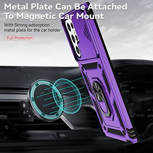 for Samsung Galaxy S22 Ultra Purple with camera cover Military-Grade 2nd gen - Imagen 4 de 7