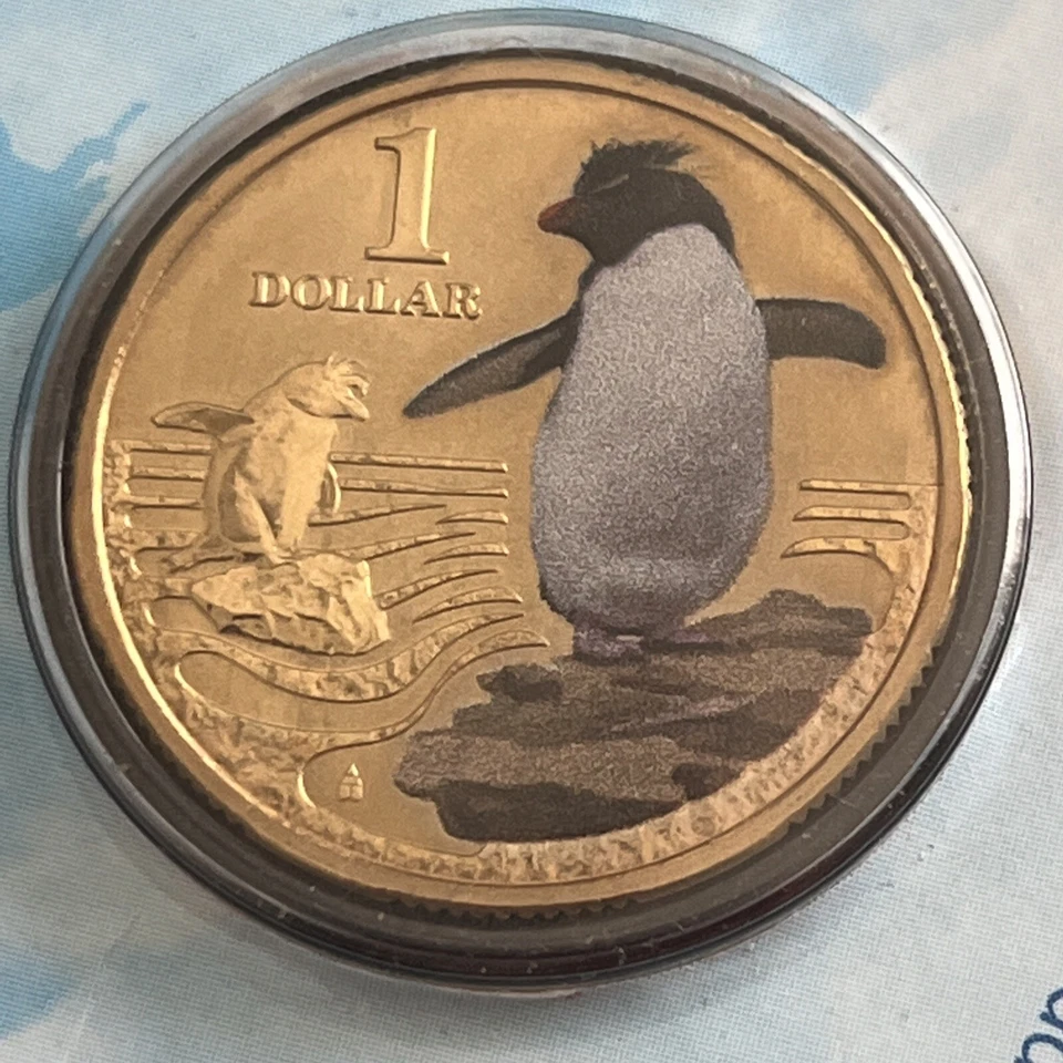 Pingüino de Australia 2013 $1 animales polares color sin circular Foto 3 de 3