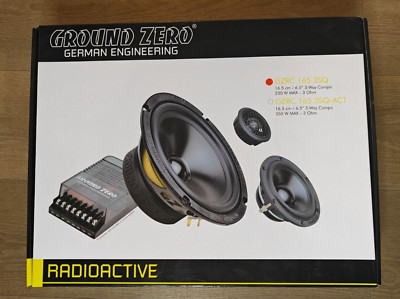 GZRC 165.3SQ 165 mm / 6.5  3-way SQ component speaker system