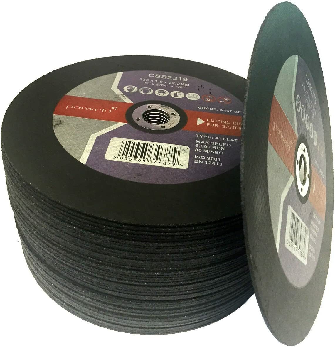 PARWELD - Confezione Da 20 Dischi Da Taglio Sottili In Metallo - Foto 2