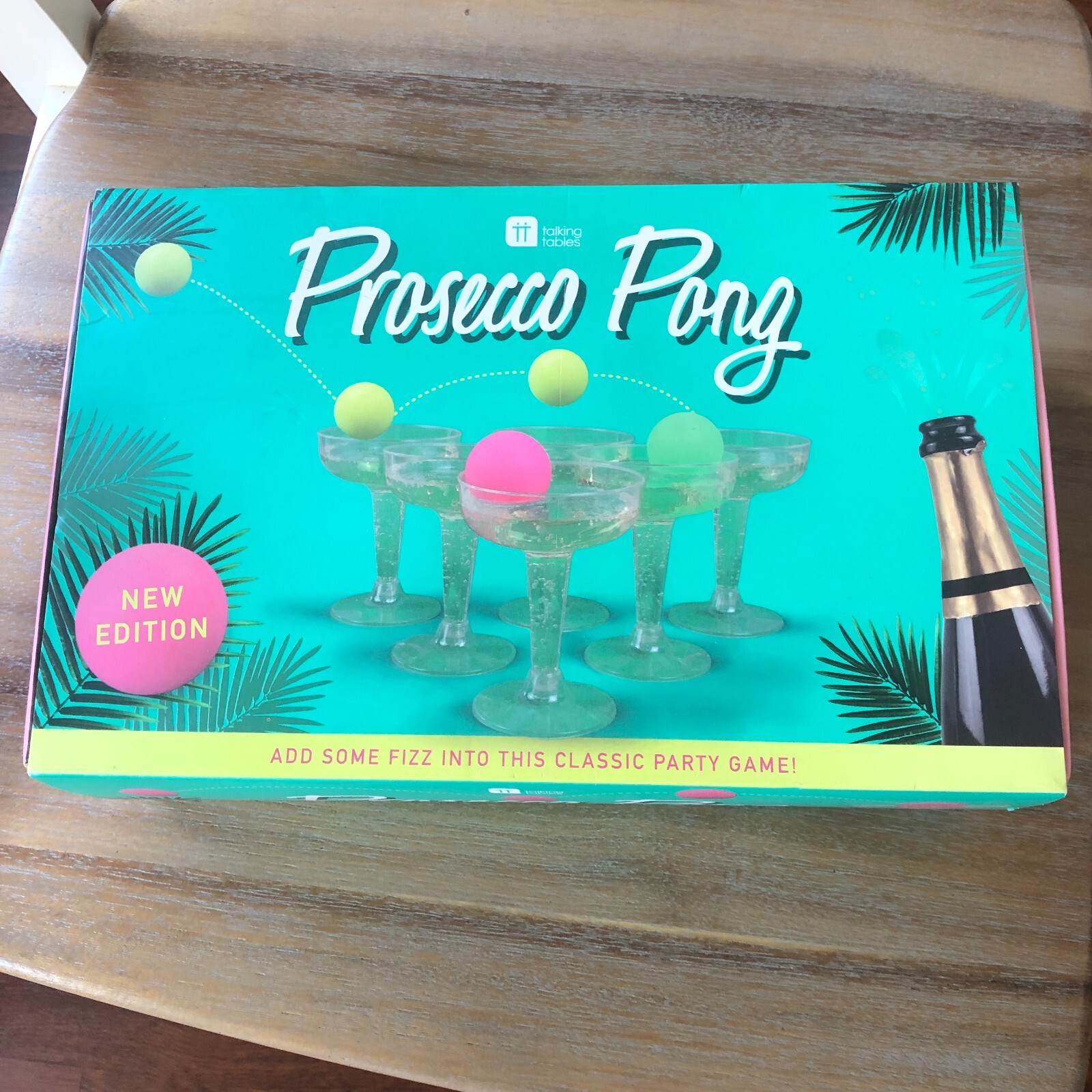 Talking Tables Prosecco Pong Tropical Game - BRAND NEW