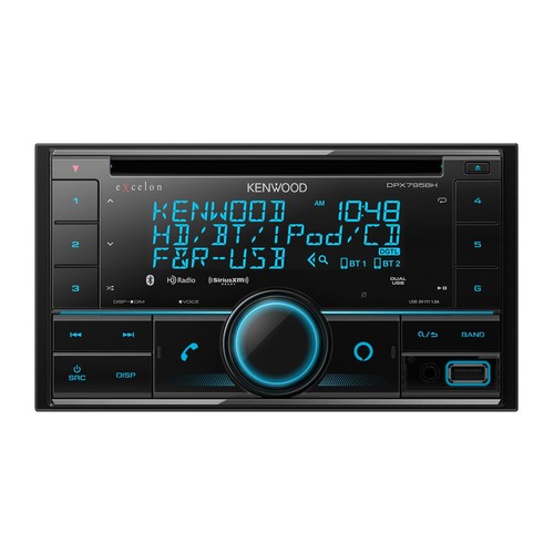 Kenwood Excelon DPX795BH DDIN Bluetooth Car Stereo AM FM CD Alexa