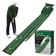 Putting Green Indoor Putting Mat,Indoor Golf Practice Mat,Portable Outdoor Wr...