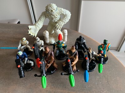 Star Wars Konvolut Vintage Attacktix Wampa und Figuren 2006