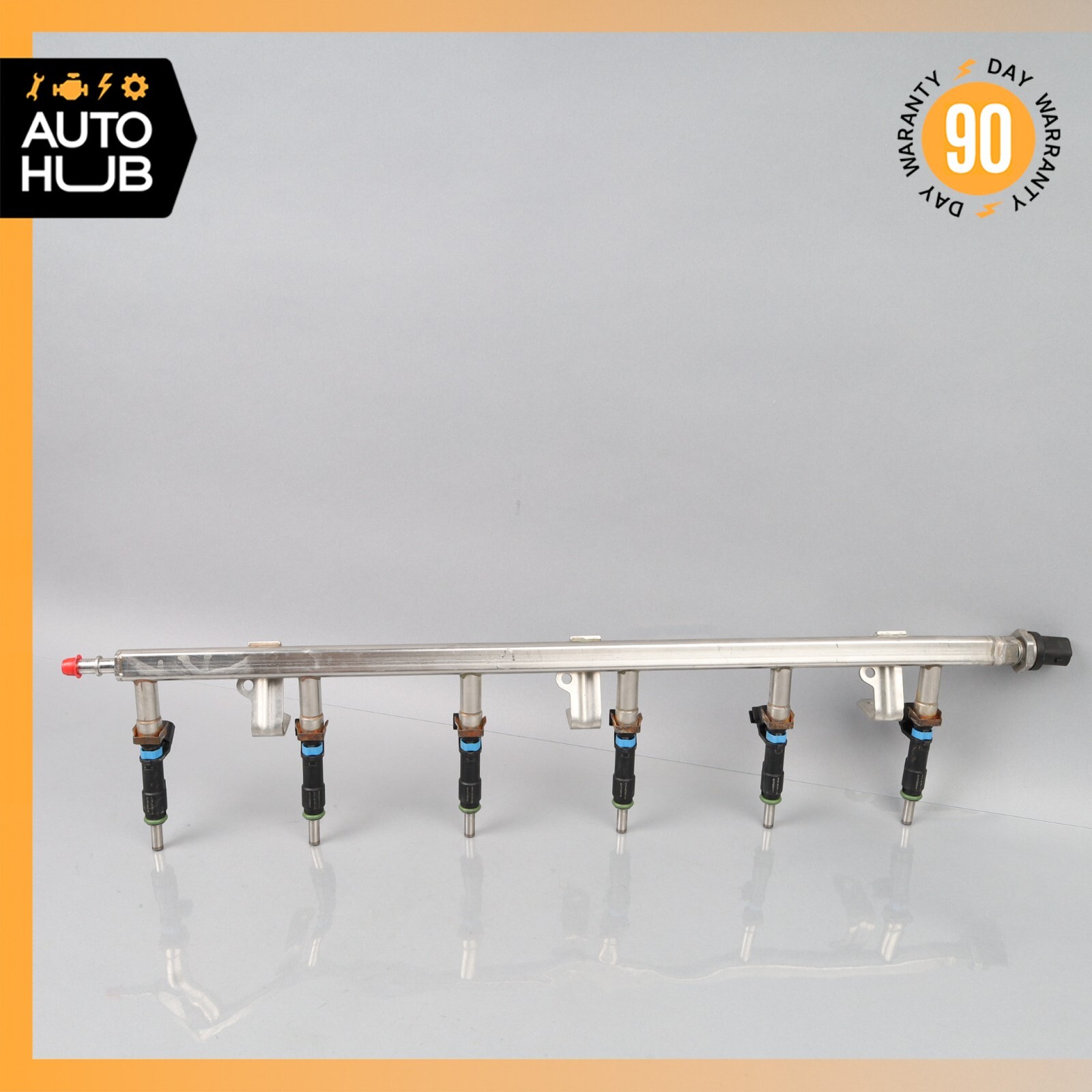 Aston Martin DBS DB11 5.2L V12 Left Fuel Injection Rail Line w/ Injectors OEM