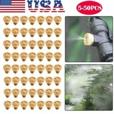 5/20/50 Brass Misting Nozzles Water Mister Sprinkle Cooling System Garden Tool