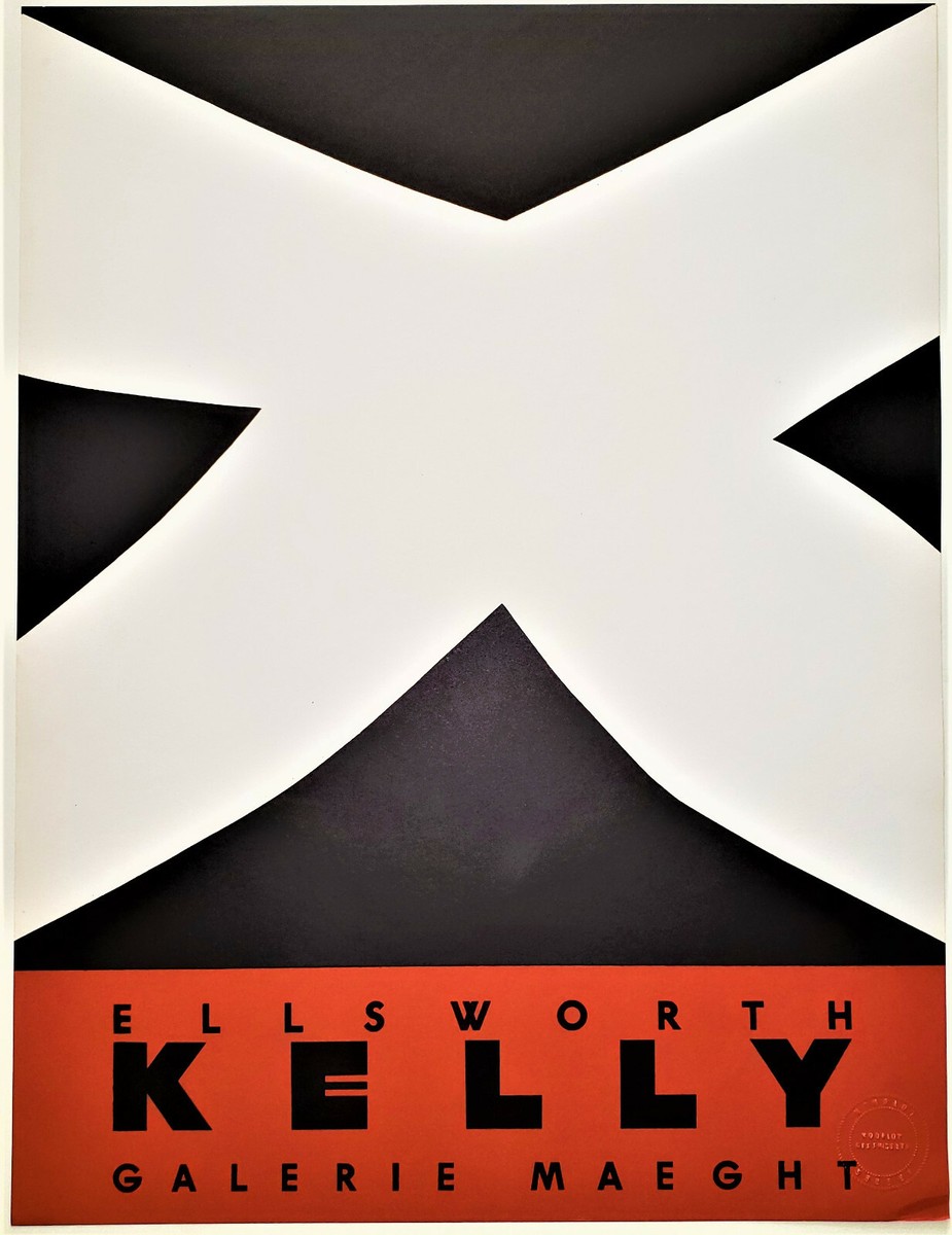 ELLSWORTH KELLY Original LITHOGRAPH Galerie Maeght MOURLOT Paris