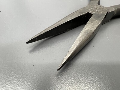 I) RARE VINTAGE UTICA TOOLS NO. 3400 SMOOTH JAW 6.5