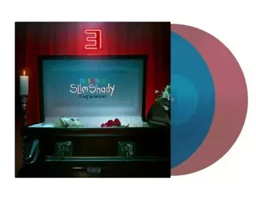 New Sealed Eminem The Death of Slim Shady Red Blue Vinyl LP