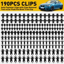 Car Clips for Hole Plastic Rivets Retainer Fender Push Pin Fastener Bumper 190X