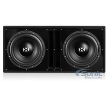 NVX YSW122 800W RMS Doppio 2 Ohm 12" Subwoofer con Custodia (BBX212BK)