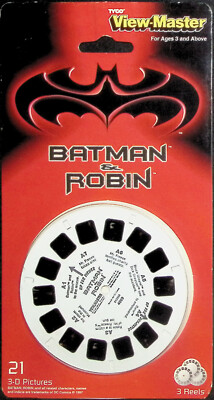 Batman & Robin Movie 3D View-Master 3 Reel Packet SEALED George Clooney