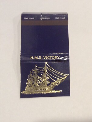 HMS Victory United Kingdom Royal Navy Battleship Match Book