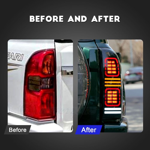 HCmotion LED Tail Lights For Nissan Patrol 5th Gen 2005-2016 DRL Animation - Foto 13 di 13