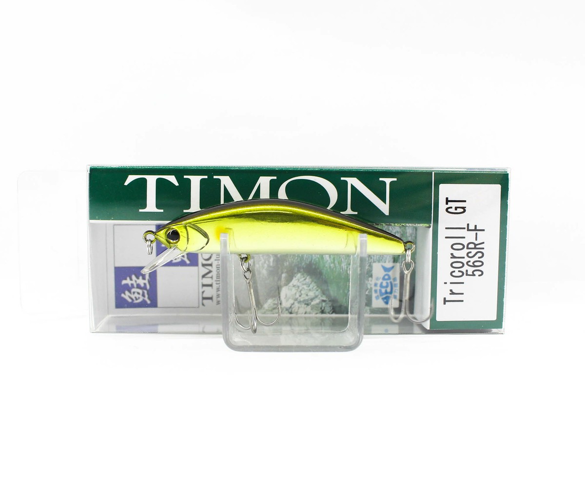 Leurre Flottant Jackall Timon Tricoroll GT 56 MD-F - Lime Yamame (56mm, 4.3g)