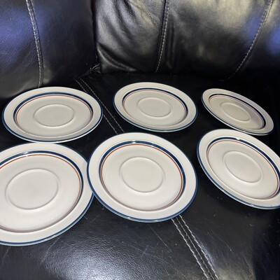 Macys The Cellar Set of 6 Side Plate Saucers 6.25 
