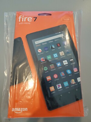 Amazon Fire 7 (9th Gen) M8S26G 16GB Wi-Fi Alexa 7'' Tablet - Black