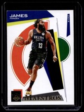 2020-21 Panini Court Kings James Harden Maestros #4 Brooklyn Nets