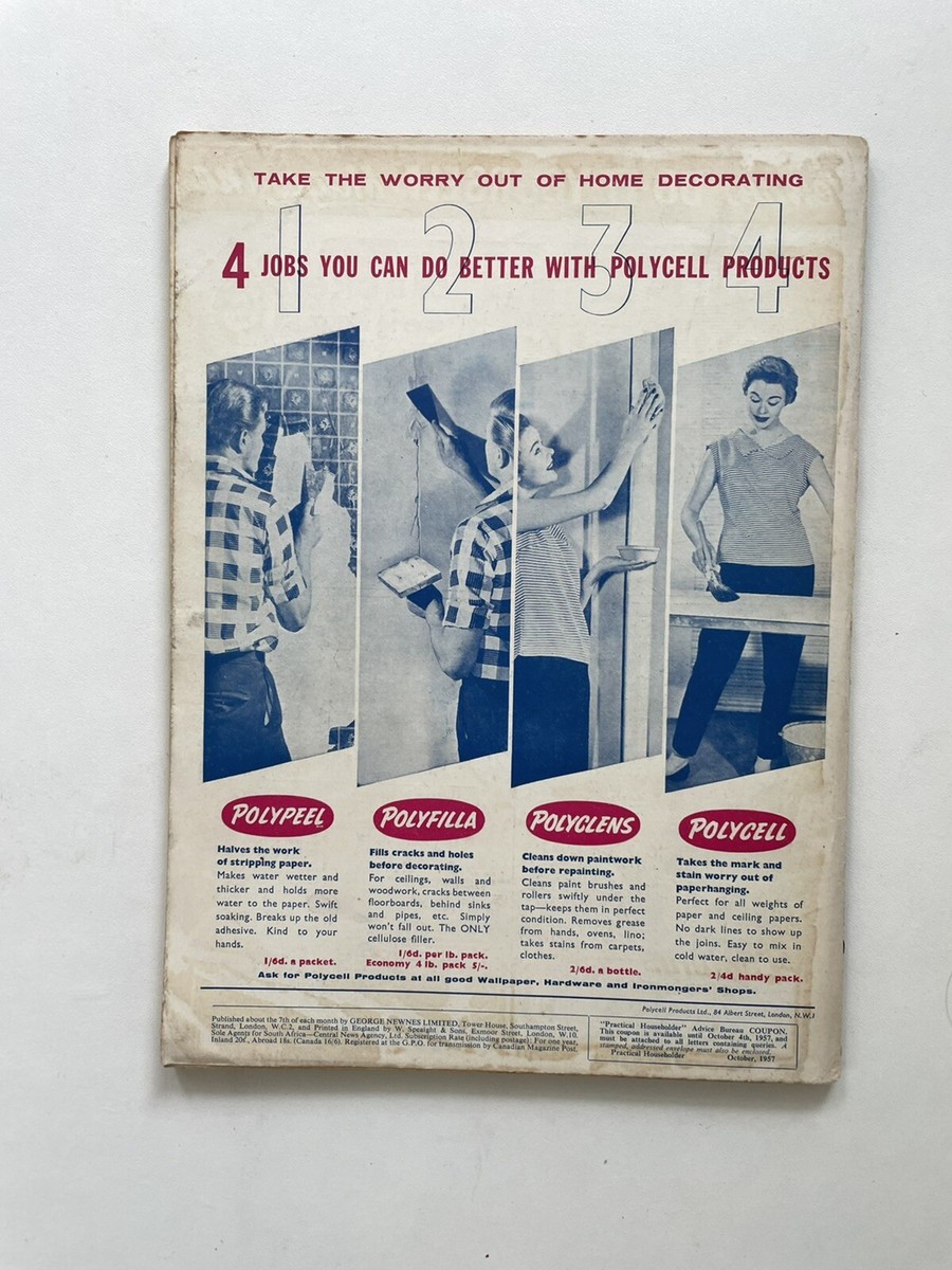 Vintage 1950s PRACTICAL HOUSEHOLDER Magazine | eBay