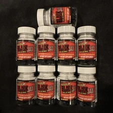 BLACK JAX by Stacker ENERGY PILLS  9 X 20CT 180 Caps FOCUS WEIGHT LOSS ENERGY