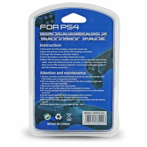 2 X Batterie pour manette PS4 Pro / PS4 Slim - 2000 mah - LIP1522 - Straße Game - Photo 3/6