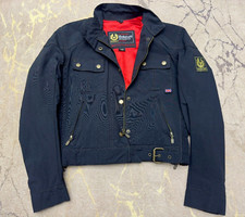 Rara giacca bomber leggera pilota corto Belstaff Tourmaster Trophy limitata taglia 42