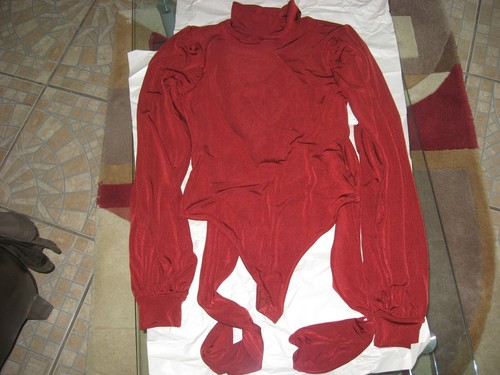 Damen Neu Etikett Free People Rot Intim Kollektion Back Out Body Anzug Größe L - Bild 4 von 12