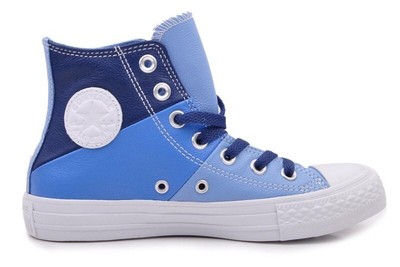 Converse Chuck 70 Vintage Leather High Top-Blue-All Star-Converse Mens  164679C Navy/Vintage/Leather/