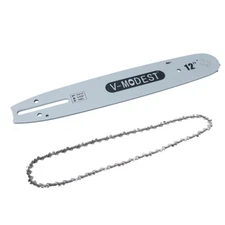 12-Inch Chainsaw Guide Bar+12" Chainsaw Chain, 3/8"LP  .050" Gauge 44 DL 9-Tooth