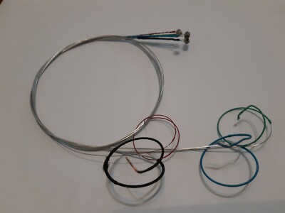 VIOLA STRINGS SET 4/4 Set E,A,D,G GERMAN SILVER WOUND BALL ENDS-TAKEN OFF NEW