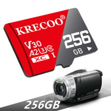 Ultra Memory SD Card 256GB UHS-I Class 10 4K Card with Adapter Speed 325Mb/s Lot