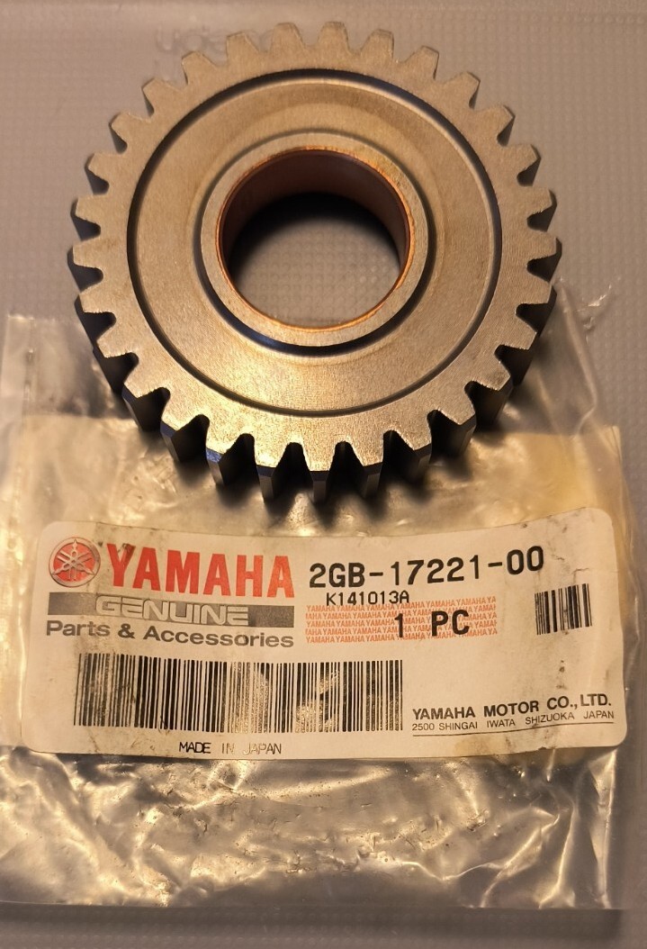 Yamaha OEM 2GB-17221-00-00 2nd Wheel Gear NOS 2015-2016 WR250F