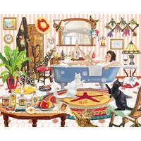 Bits And Pieces - 300 Piece Jigsaw Puzzle - Cats Love Bubbles - Cat Puzzle - ... on sale Bits And Pieces - 300 Piece Jigsaw Puzzle - Cats Love Bubbles - Cat Puzzle - ... on sale