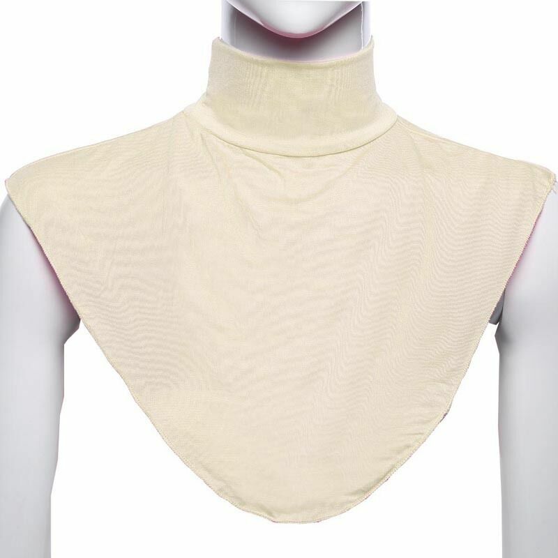 Women Muslim Hijab Islamic Turtleneck Neck Cover Dickey Collar Bib-BUY2 ...