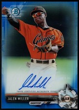 2017 Bowman Chrome JALEN MILLER 