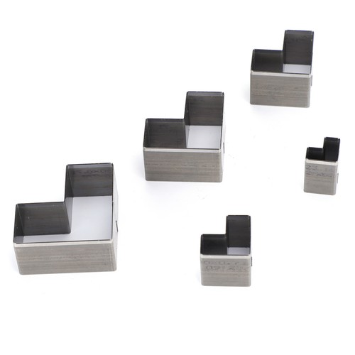 5Pcs Leather Cutting Dies Set Hollow Punch Cutter Punching Mold For Belt Wallet - Picture 12 of 15