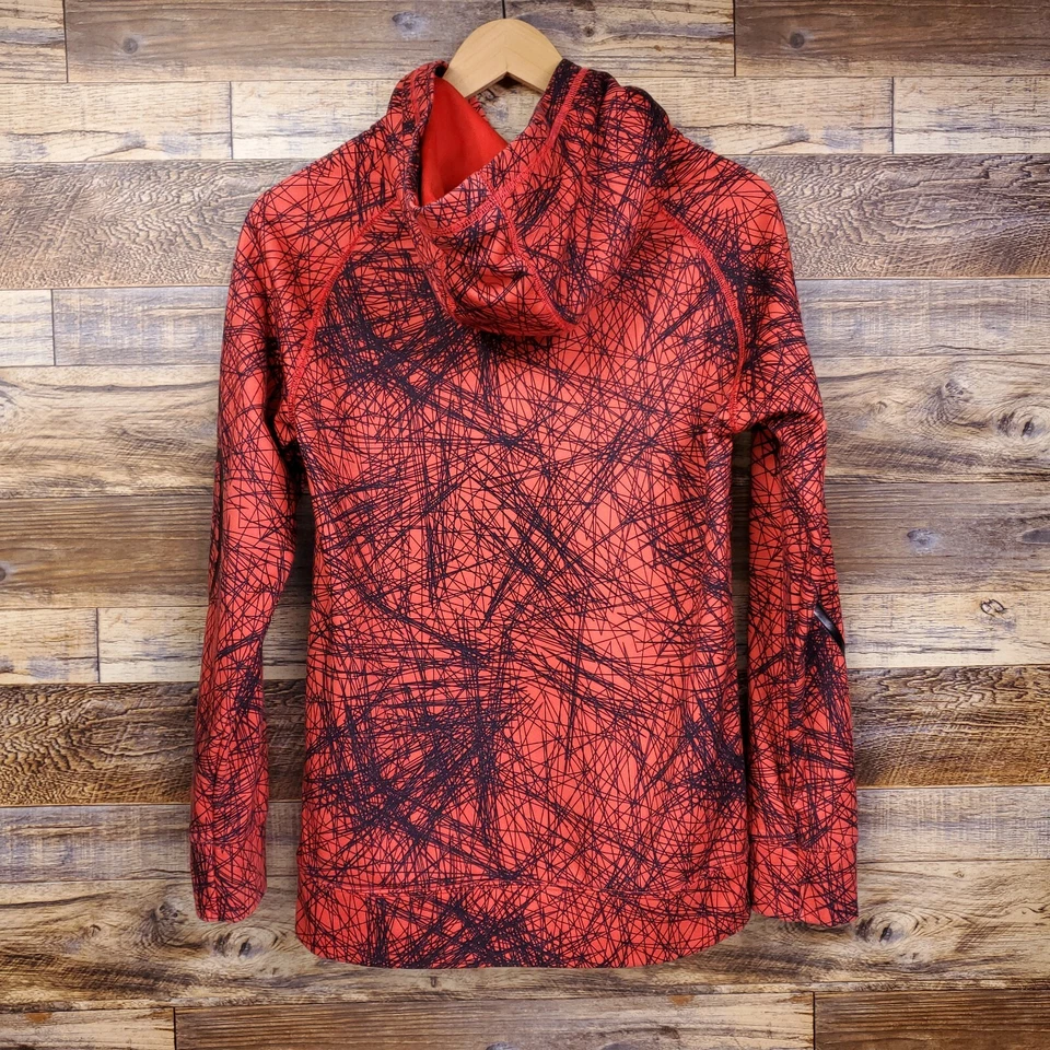 Spyder  Spider Graphic Print Hooded Red Sweatshirt Boy's Size L  - Image 3 of 4