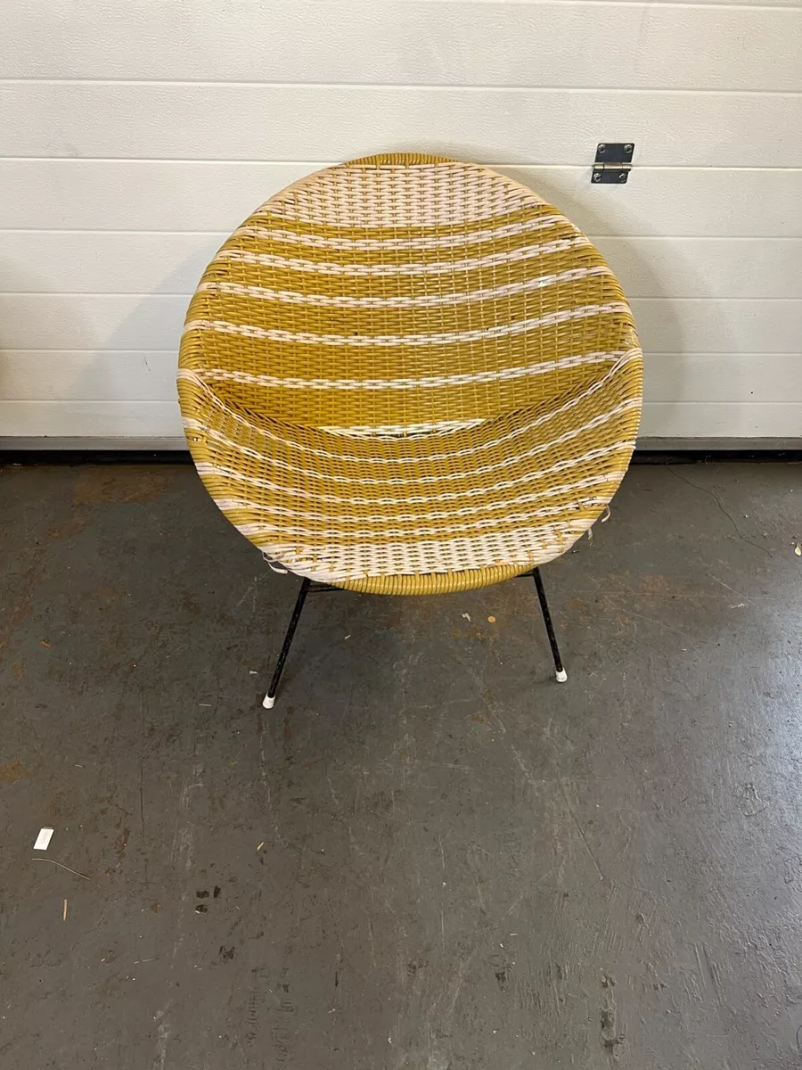 Vintage wicker cheap egg chair