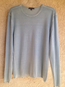 $498 Millionaire (100%) Cashmere John Varvatos XL Sweater Blue Color Very Good