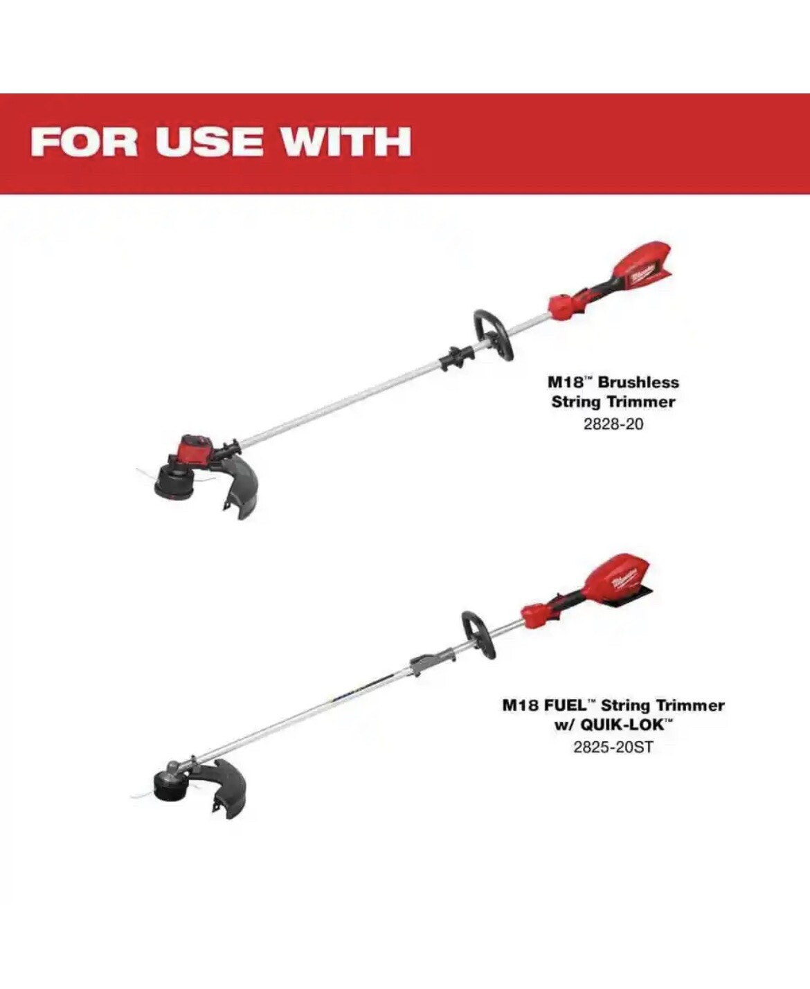 Milwaukee M18 Fuel Quik-Lok Easy Load String Trimmer Head 49-16-2748
