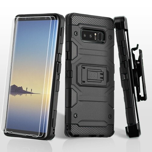 For Samsung GALAXY S10 E Plus Hybrid Armor Rubber Hard Case Cover Holster Screen - Photo 10 sur 16