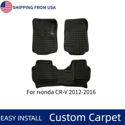Car Floor Mats Dustproof Liner Auto Custom Carpets For Honda CR-V 2012-2016 USA