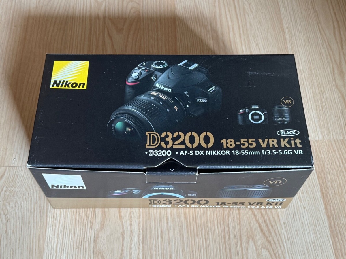 Buy Nikon D D3200 24.2MP Digital SLR Camera - Black (Kit w/ AF-S